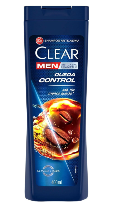 Clear Men Anticaspa Queda Control Shampoo 400ml