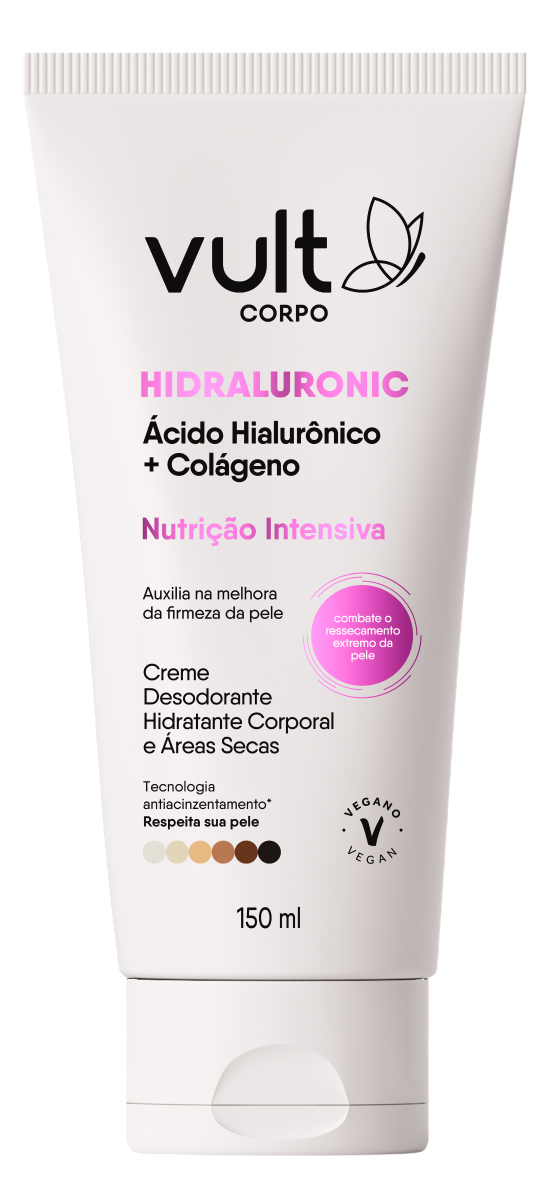 Creme Desodorante Hidratante Corporal Vult Corpo Hidraluronic