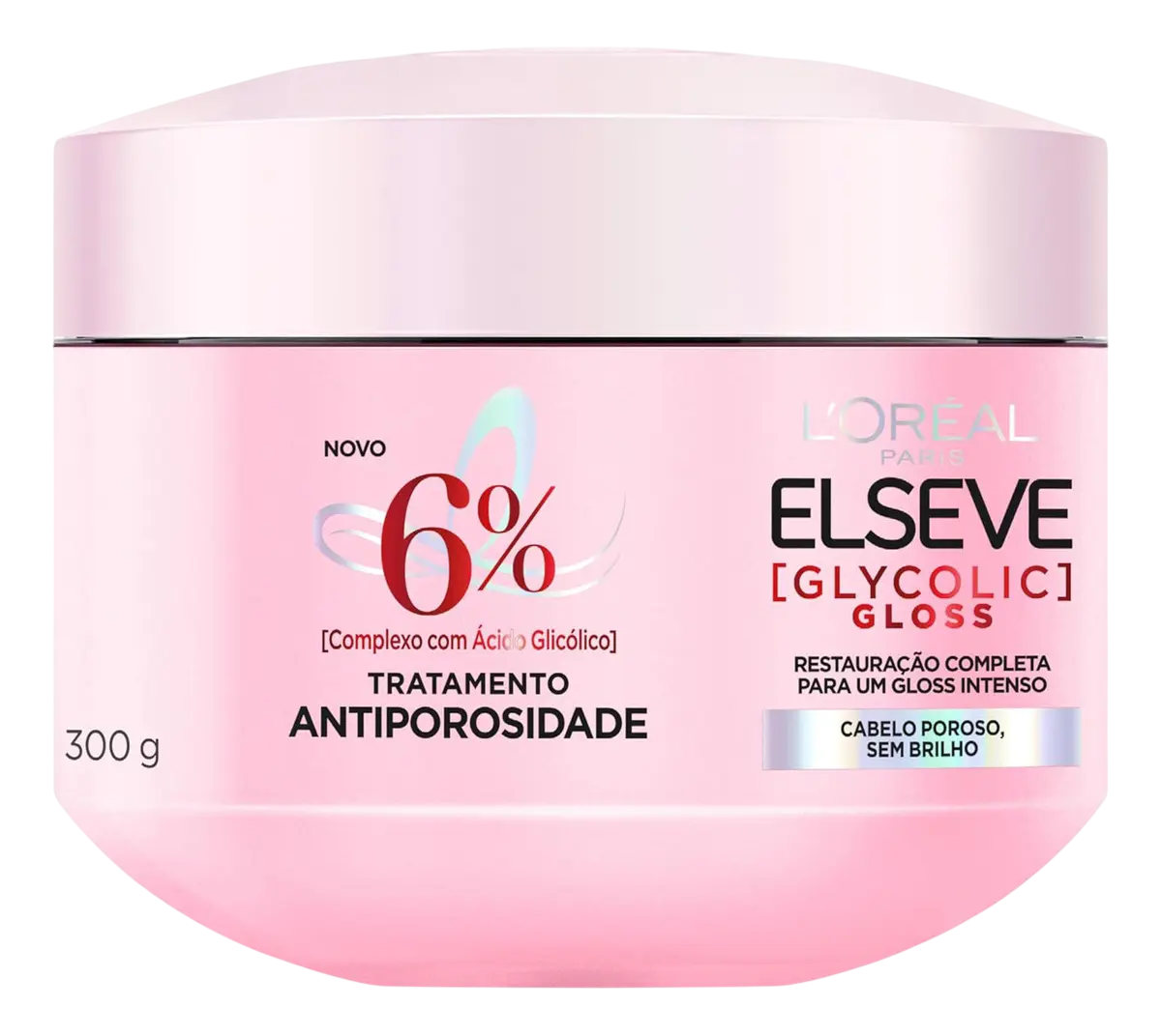 L'Oréal Paris Elseve Glycolic Gloss Tratamento Antiporosidade 300g