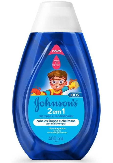 Shampoo e Condicionador Johnson’s Kids 2 em 1 400ml